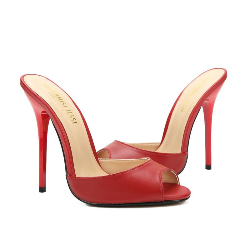 Buy Hey Si Mey Sexy Slippers High Heels Mules Summer Shoes Outdoor - Main Image