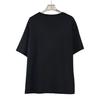 T-shirt Femme Col Rond Manches Courtes Coupe Ample T-shirt Motif Fleur Brodé Style Décontracté Hauts d'Été