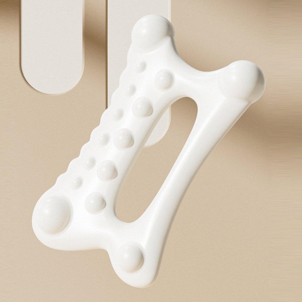 1+1 Face Gua Sha Massager Facial Body Ceramic Trapezius Massager