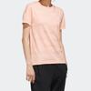 Adidas Sporty Round Neck Short Sleeve T-Shirt Women Tops Pink FK3519