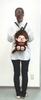 Unique Monchhichi Plush W22 D20 H32 Backpack, Monchhichi-kun, Size Approx. MC-0007BY