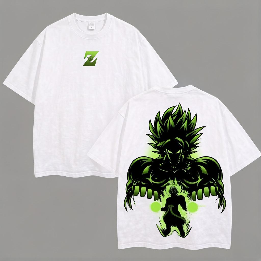 2026 Summer Dragon Ball Retro Unisexs Comfortable Breathable Versatile Tshirt Pure Cotton Super SelfDesign Pattern