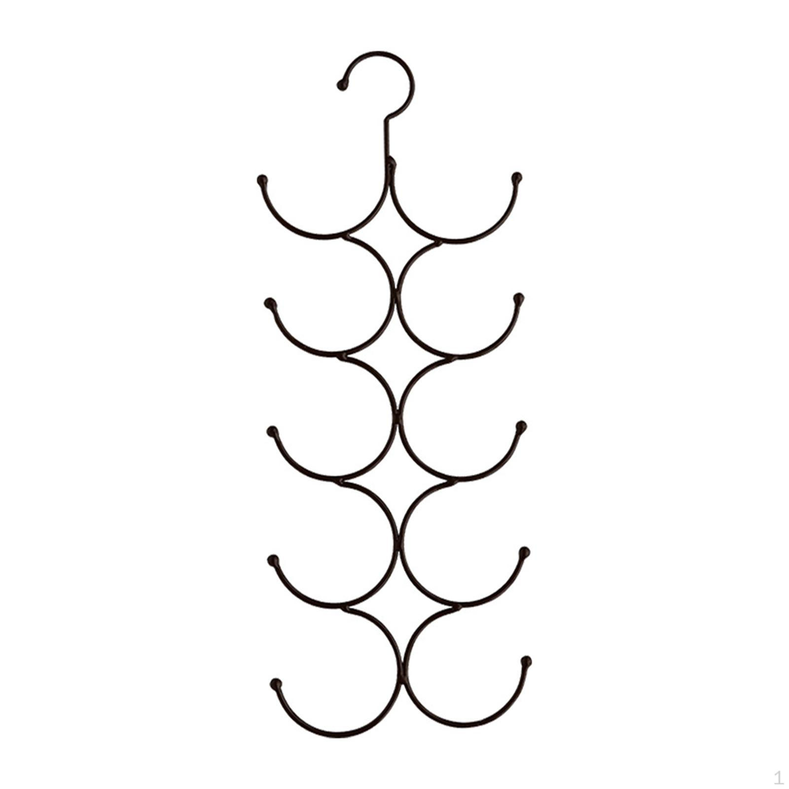 Вешалка на ремень для хранения одежды Шкаф для хранения шарфов Организация Шелк чёрный 960₽