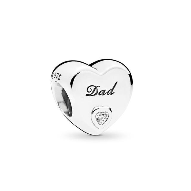 925 Sterling Silver Angel Mom Family Love Heart Series Beads Fit Charms Bracelets Women DIY Jewelry Gift