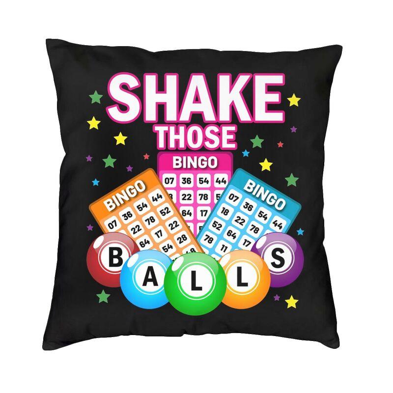 

Bingo Queen Bingo Player Paper Game Nordic Throw Pillow Cover Living Room Decoration Cushions for Sofa 30cmx30cm