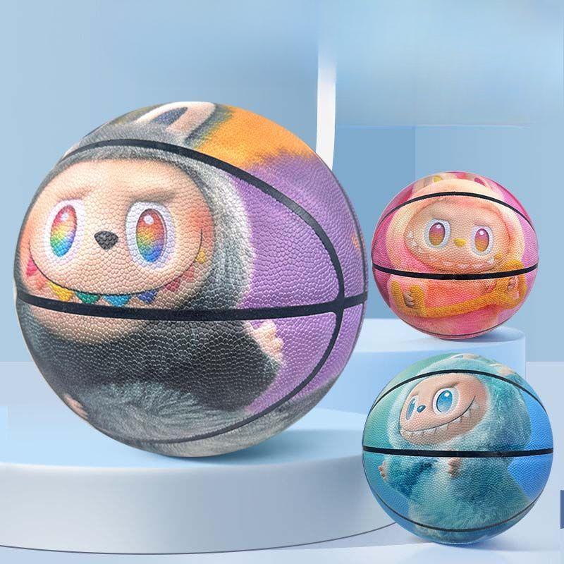 Patterned Basketball, Durable and Elastic Children's Basketball for Home Sports