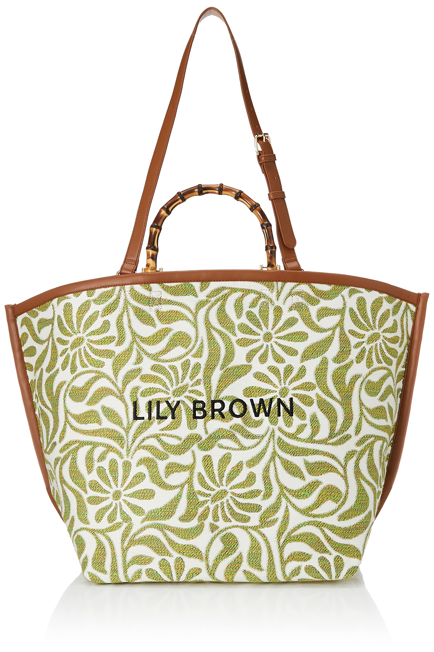 

Jacquard Tote LWGB222303 GRN [Lily Brown] Women s зелёный