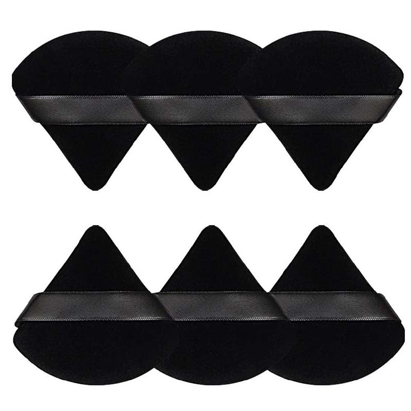 6 Pcs Cosmetic Puff Set Makeup Sponges Foundation Women Powder Puff Makeup Tools Korean Make Up Blender Puff Washable Elvet Makeup Puff Wet Dry Use