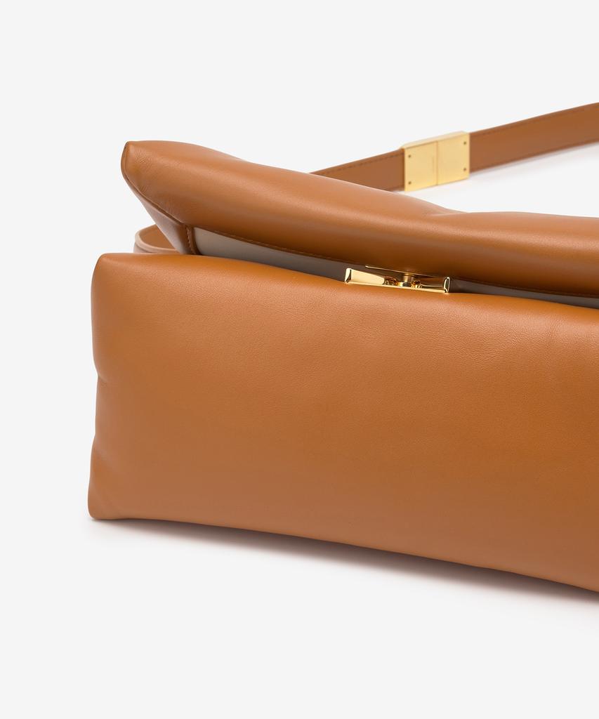 Marni Prisma Small Shoulder Bag - Biscuit / Sbmp0122Uop529800W78