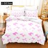 Popular Style Bowknot Bedding Sets Skin Friendly Soft Bedsheets And Duvet Covers Comfortable And Lovely Suitable For All Ages