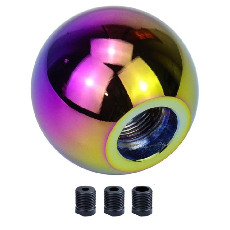 Round Ball Shifter Knob Universal for Various Cars Aluminum Ball Gear Shifter Knob Ergonomic Shape Comfort Grip