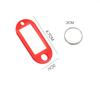 Key tag plastic can be handwritten to mark classification key tag mark tag pendant hotel colorful label