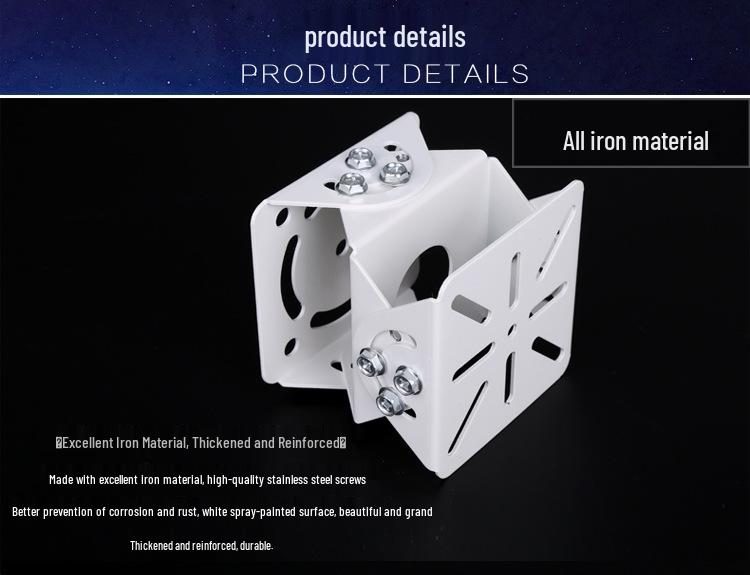 ZSX-3020 3D Folding Iron Monitoring Joint Bracket with Double Layer Duckbill Head