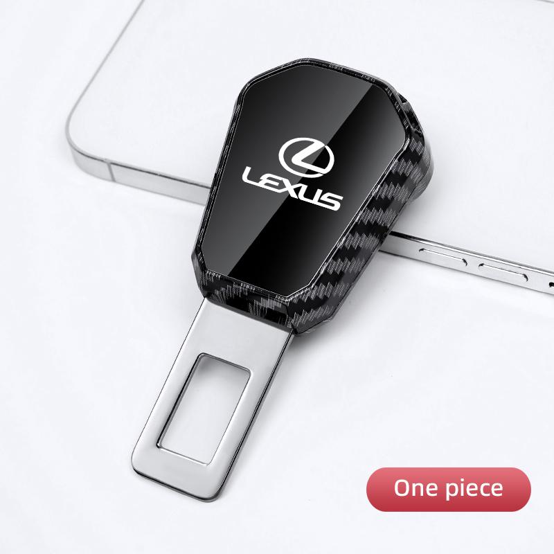Car Carbon Fiber Safety Belt Buckle Extension Accessories For  Lexus F SPORT GX460 Ct200h IS250 ES 220D IS200 Fsport GS GX IS LS