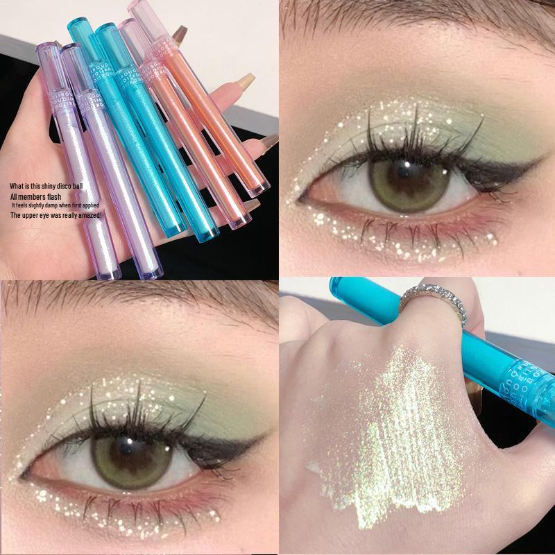 OUOII Chameleon Glitter Liquid Eyeshadow: Shimmering Pearlescent Sequins for Under Eye Makeup