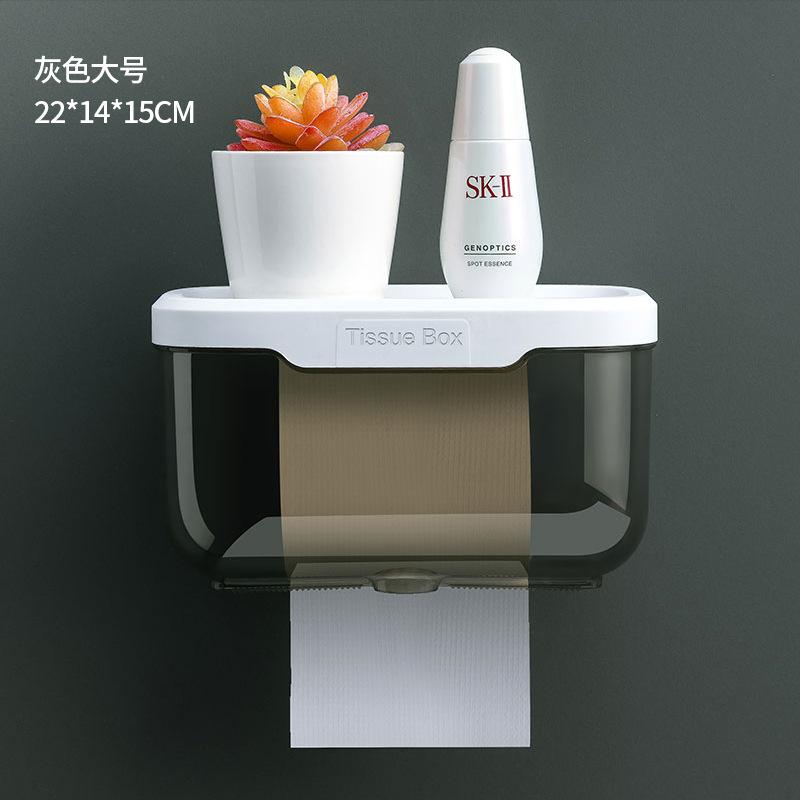 Multifunctional Desktop Tissue Box, Simple Household Wooden Cover Pumping Carton, Multi-grid Remote Control, Tissue Sundries Storage Box