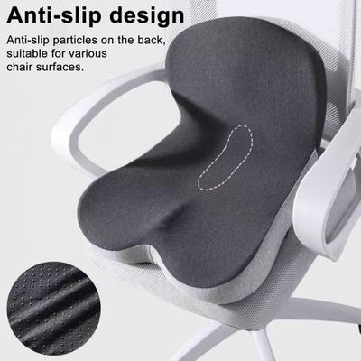 L-Shaped Seat Cushion Memory Foam Cushion with Back Support Sciatica Relief Seat Cushion for Office Chair Car Seat Wheelchair Long Hours Sitting