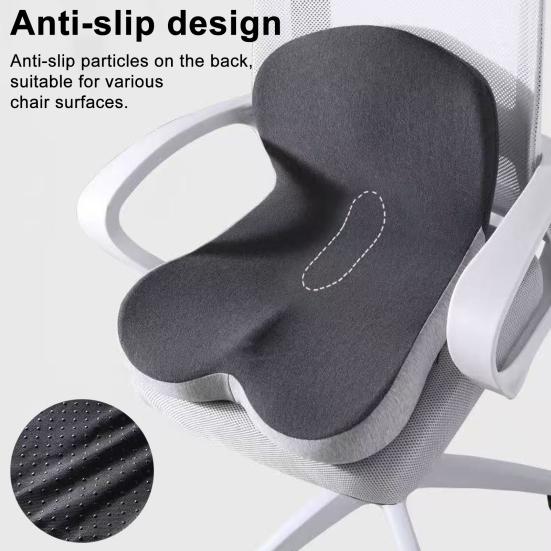 L-Shaped Seat Cushion Memory Foam Cushion with Back Support Sciatica Relief Seat Cushion for Office Chair Car Seat Wheelchair Long Hours Sitting