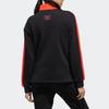 Adidas Color Block Embroidered Logo Mock Neck Pullover Long Sleeve American Sweatshirt Women sweatshirt FU3919