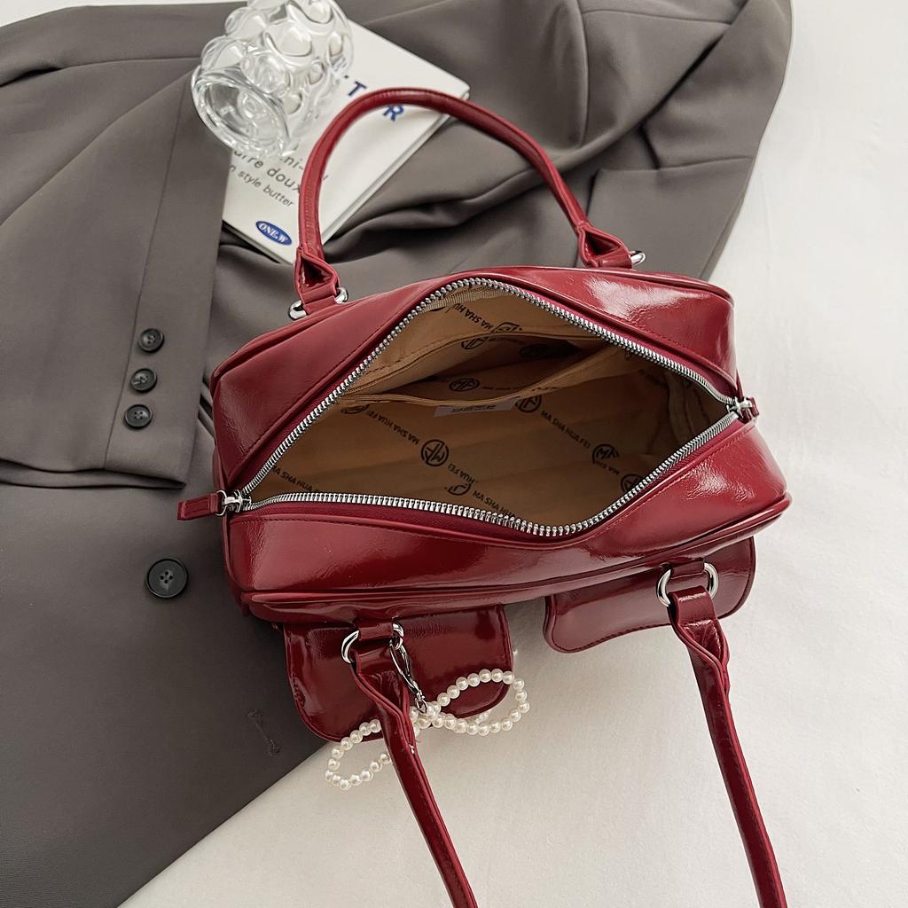 Fashionable Underarm Bow Bag for Women  Korean Edition New Simple Leisure Pillow Bag Trendy Versatile Shoulder Bag