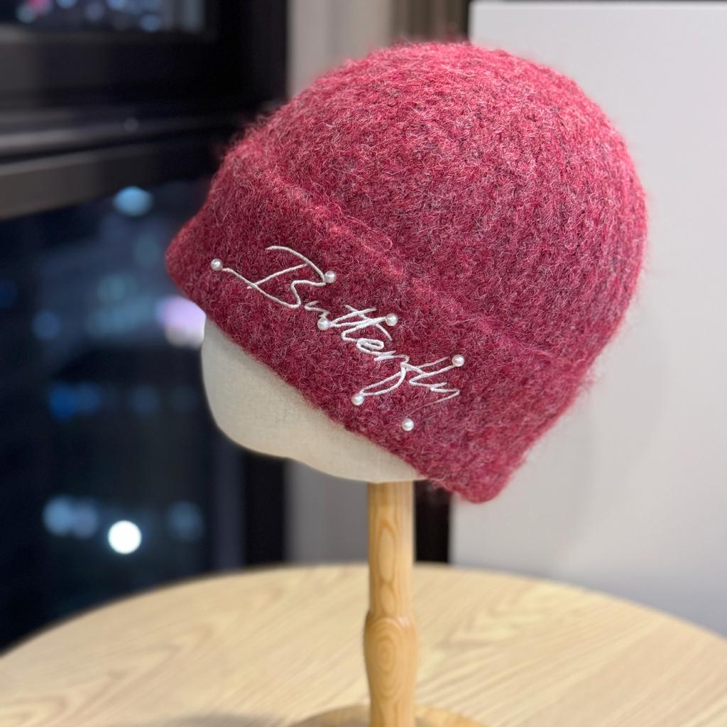 New Fashion Hats for Women Winter Woolen Hats Stylish Knitted Hats Korean Style Autumn and Winter High Quality Warm and Versatile Cold Hats
