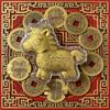 2026 Year of the Horse 999 Pure Gold Coin Keychain Pendant
