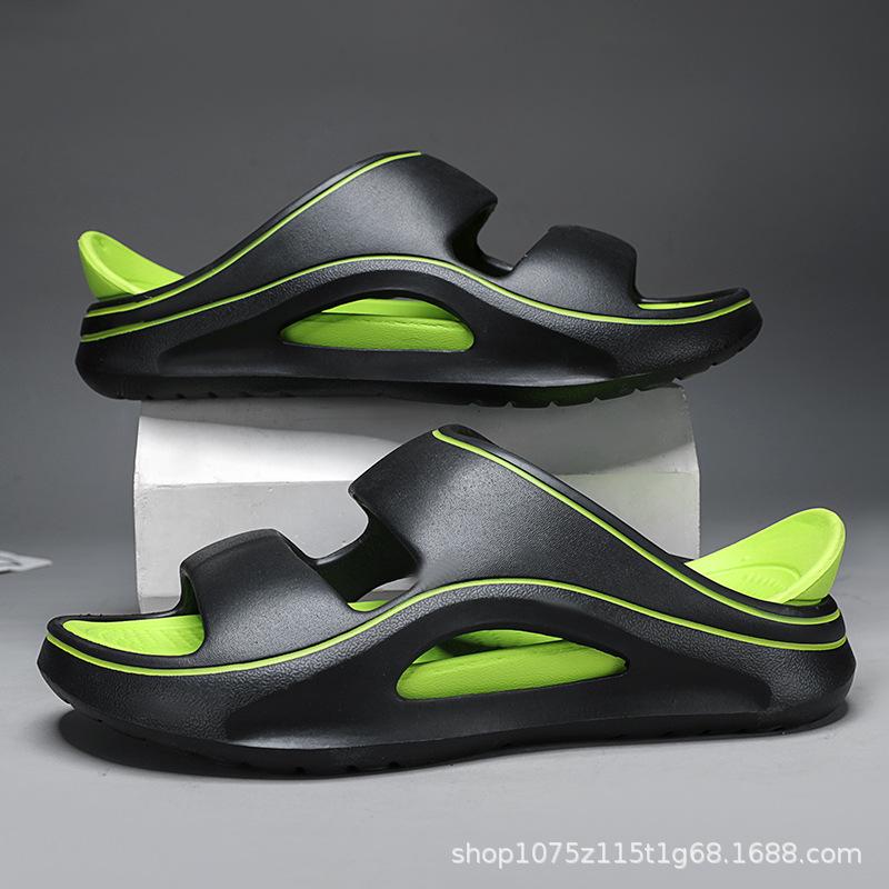 

Spring and summer casual slippers men s fashion outer wear thick-soled non-slip eva sports and leisure men s slippers 44-45
