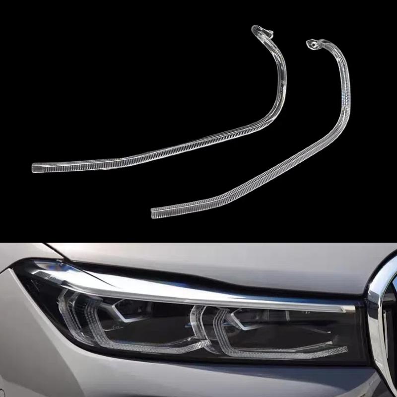 NEW Headlight DRL Tube Acrylic Tube Light Bar Tube Guide Light DRL Strip For 7 Series G11 G12