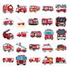50Pc Skateboard Stickers Fire Truck Stickers Cool Skateboard Extreme Sports Stickers Trolley Case Guitar Mug Notebook Trend Stickers