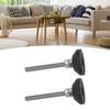 2pcs Swivel Adjustable Leveling Mounts Adjustable Furniture Glide Pads  Table Support