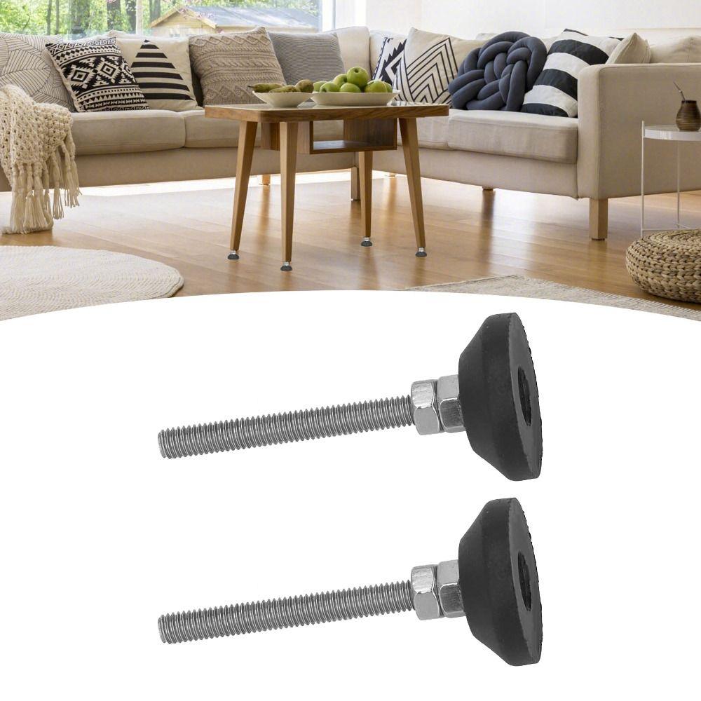 2pcs Swivel Adjustable Leveling Mounts Adjustable Furniture Glide Pads Table Support