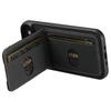 SUTENI H03 For iPhone 17 Air Case Card Holder Kickstand Litchi Texture Leather+TPU Phone Cover