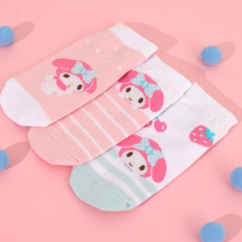 My Melody Sweet Children s Short Socks 3-Pair Set No. 5