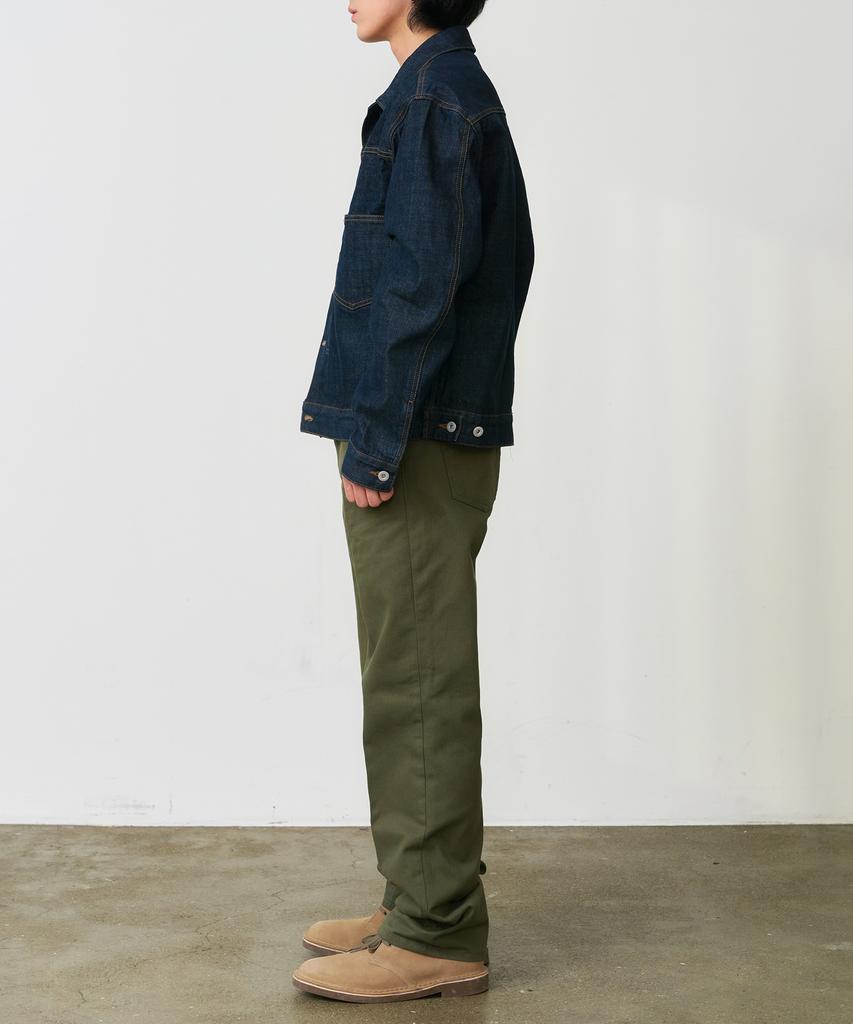 DENMADE Den0657 Crease Chino Pants(Olive)