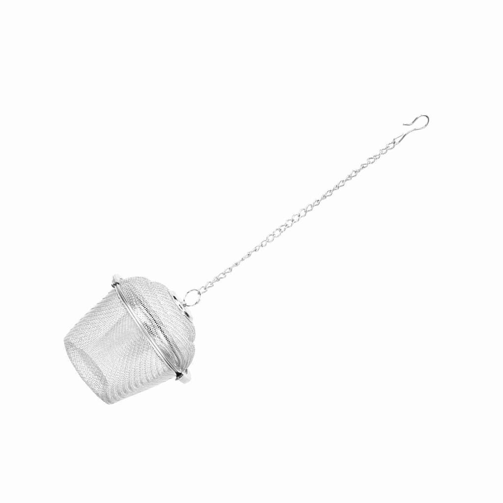 Stainless Steel Tea Strainer Mesh Herbal Spice Filter Soup Infuser with Chain(S)