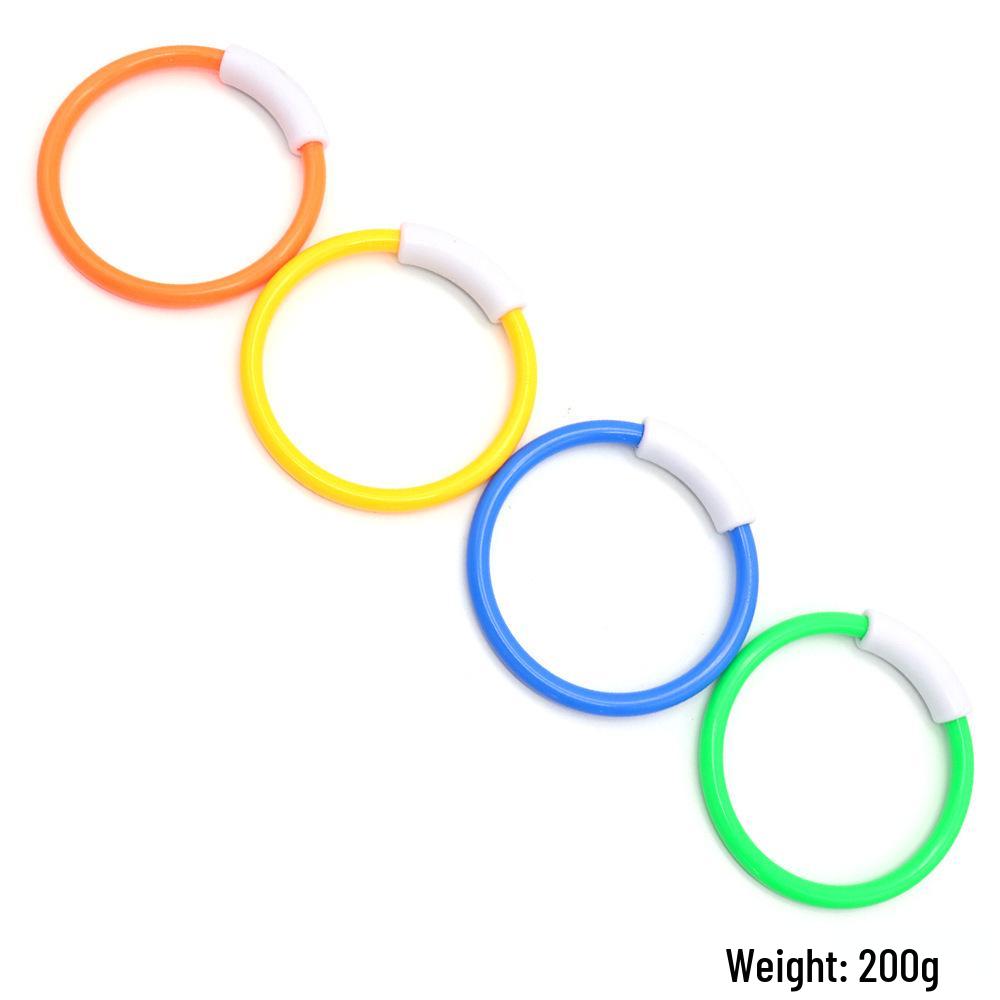 Cross-Border Diving Toy Set for Kids: Shark, Gem, and Fish Rings for Pool Fun