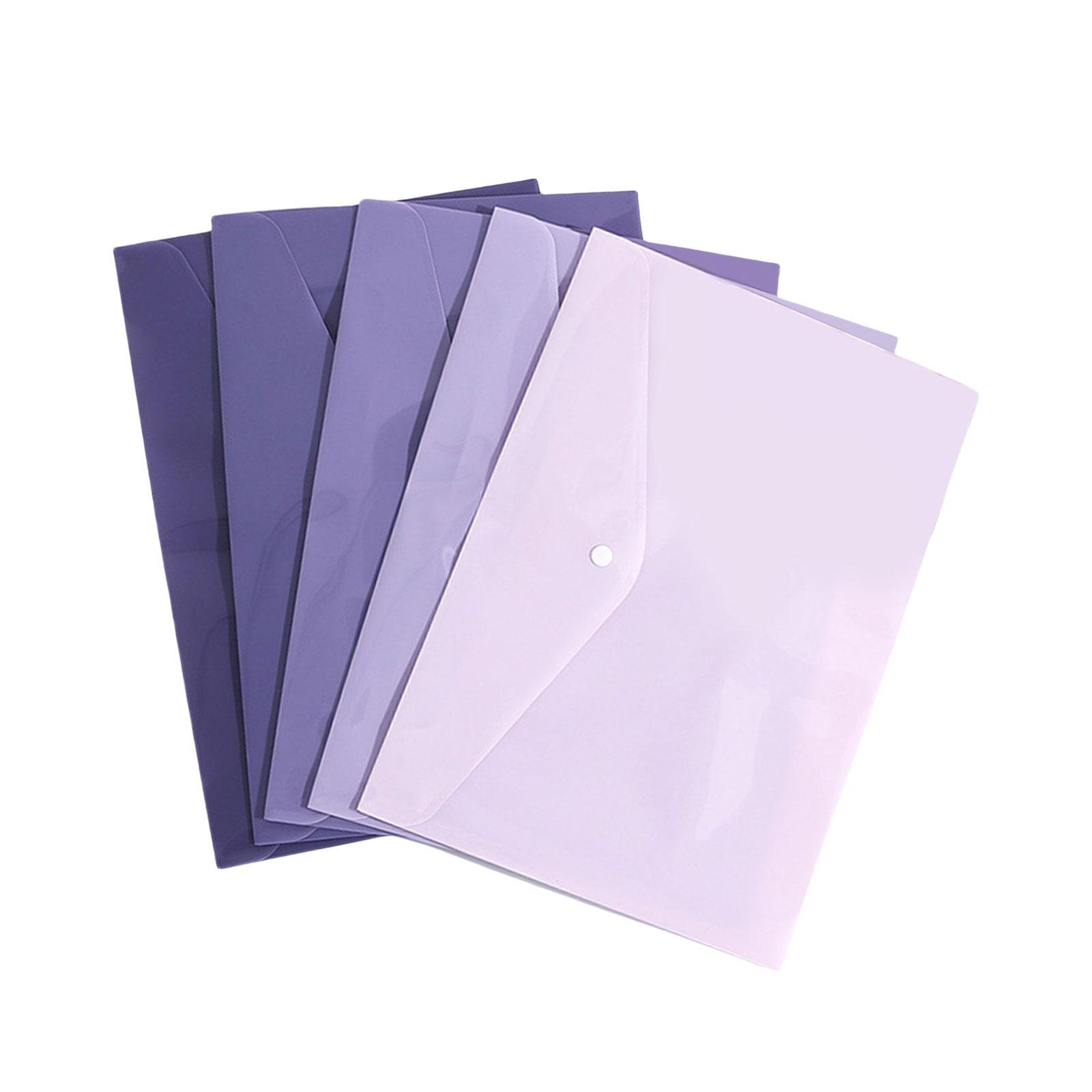 

Папка-конверт с застежкой на кнопку, водонепроницаемые папки для документов, папка-регистратор формата Letter, вмещает 50 листов 6