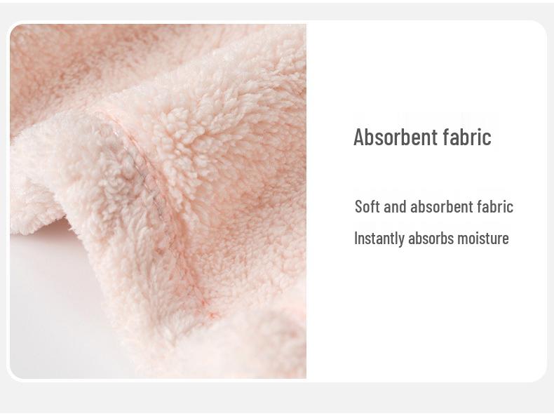 Mädchen Schnelltrocknend Super Saugfähig Cartoon Haarhandtuch Wickel