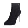 Thin Heel Short Boots Women's 2025 Autumn and Winter New Versatile Pointed Black Thin Boots Fashion Women's Boots Waterproof Table High Heels