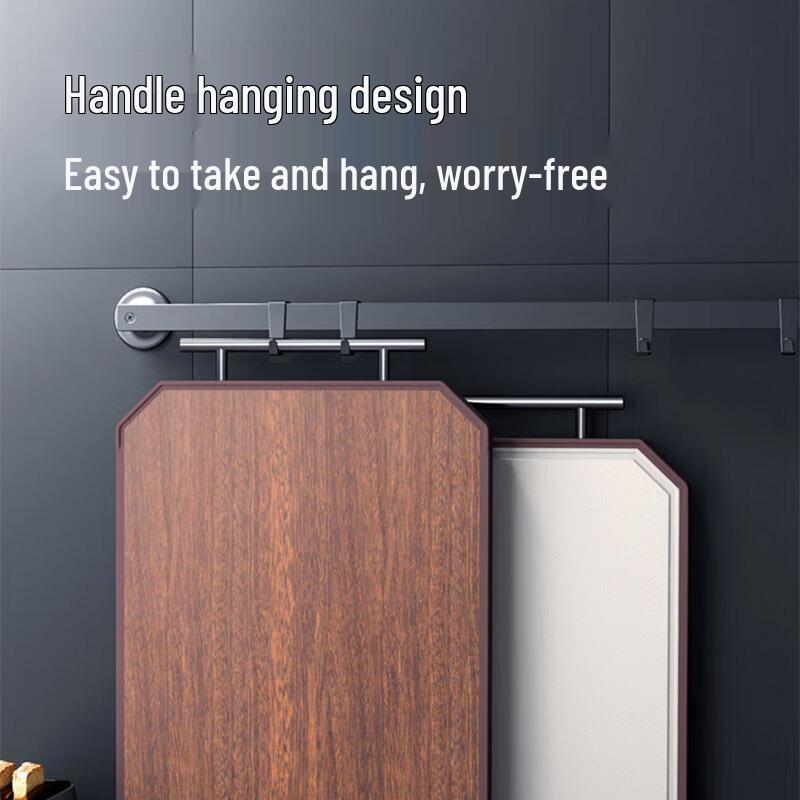 KOBACH Antibacterial Whole Ebony Wood Cutting Board