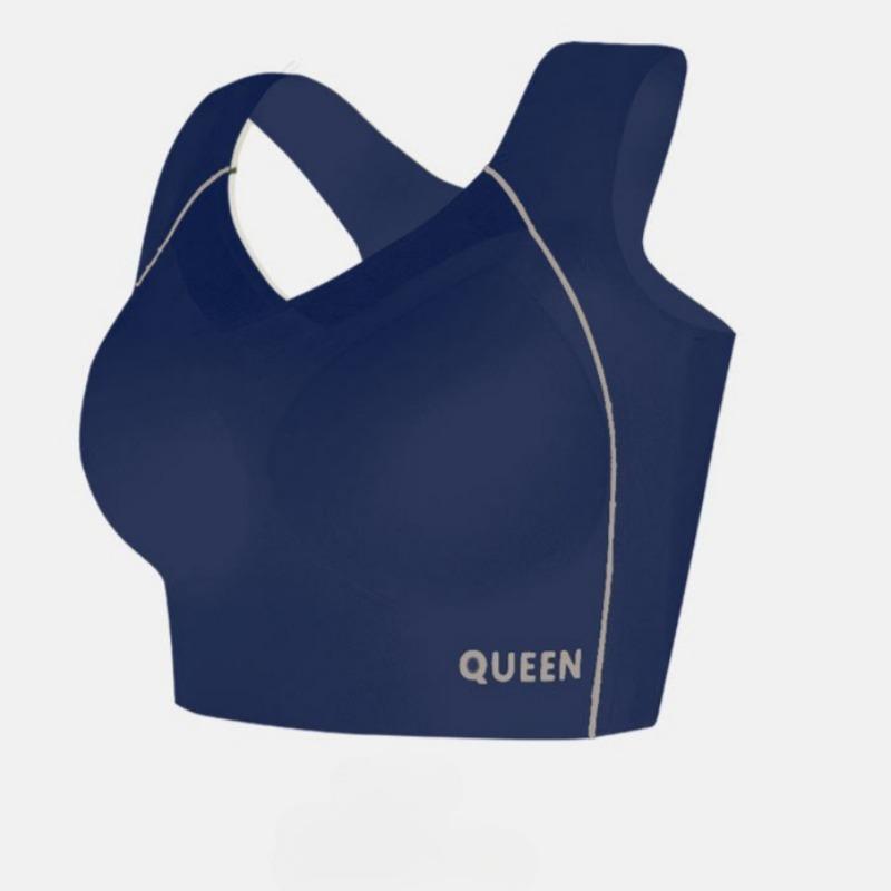 Nahtloser Rücken Übergröße Verbreiterte Seitenwand Brustkontrolle Unterwäsche für Frauen Stoßfest Push-up Push-up Ohne Bügel Sport-BH