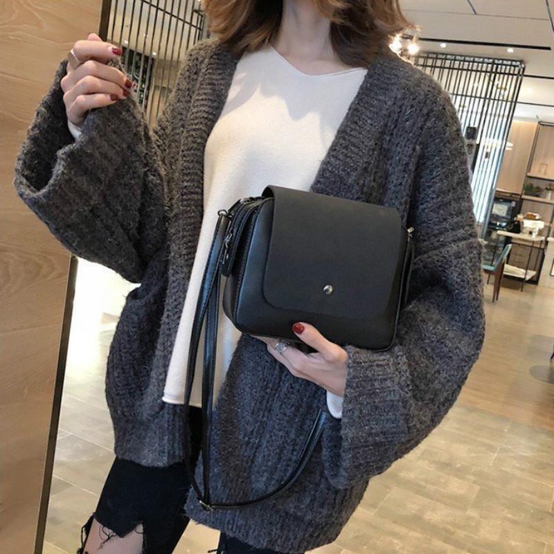 Женская сумочка из матовой натуральной кожи коричневый — фото 7