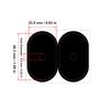 20PCS Black Tire Valve Stickers Plastic,resin Bike Air Nozzle Stickers  Bicycle Wheel Valve Area