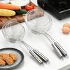Stainless Steel Deep Skimmer with Wire Mesh Heavy-Duty Slotted Spoon for Frying Dumplings Noodles Rust-Proof Dishwasher Safe Essential Kitchen Tool