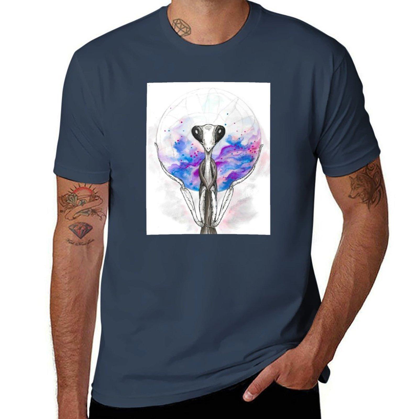 Unisextid Tshirt Art Pattern Printed Casual Top S