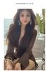 Solid Color Slimming Long-Sleeve Sun Protection 4-Piece Backless Swimwear Set for Hot Springs & Beaches