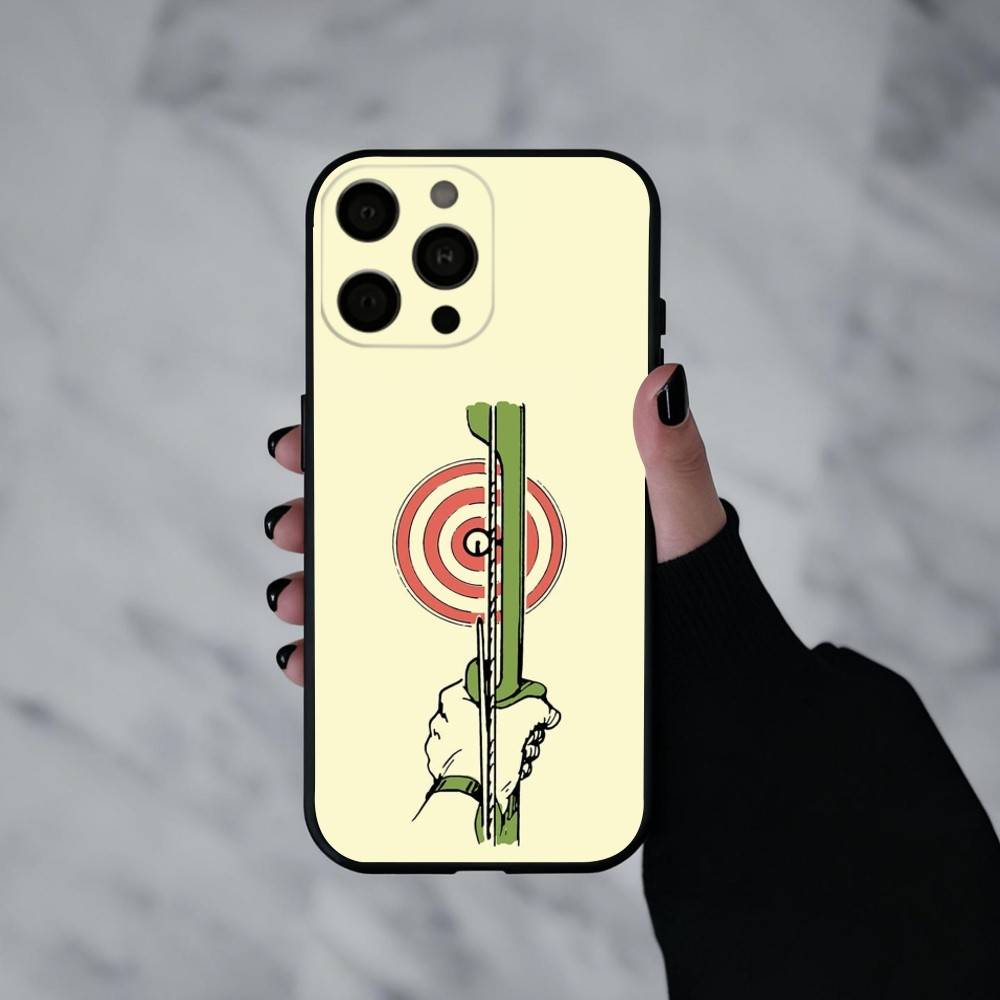 A-Archery S-Sprot   Phone Case For iPhone 17pro,16,15,14,13,12,11 Plus,Pro Max,XS,Soft Silicone Black Cover