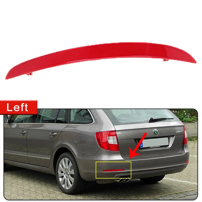 2x per Skoda Superb MK2 2008~2015 3T9949105 3T9949106 Riflettore Luce Paraurti Posteriore Lampada Stop Freno Freccia Accessori Auto