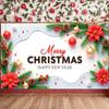 Weihnachts-Hintergrund Rotes Gold Thema Feiertags-Hintergrund Neujahrs-Hintergrund Tannenzweig-Dekor Feiertags-Hintergrund für Familienzusammenkunft
