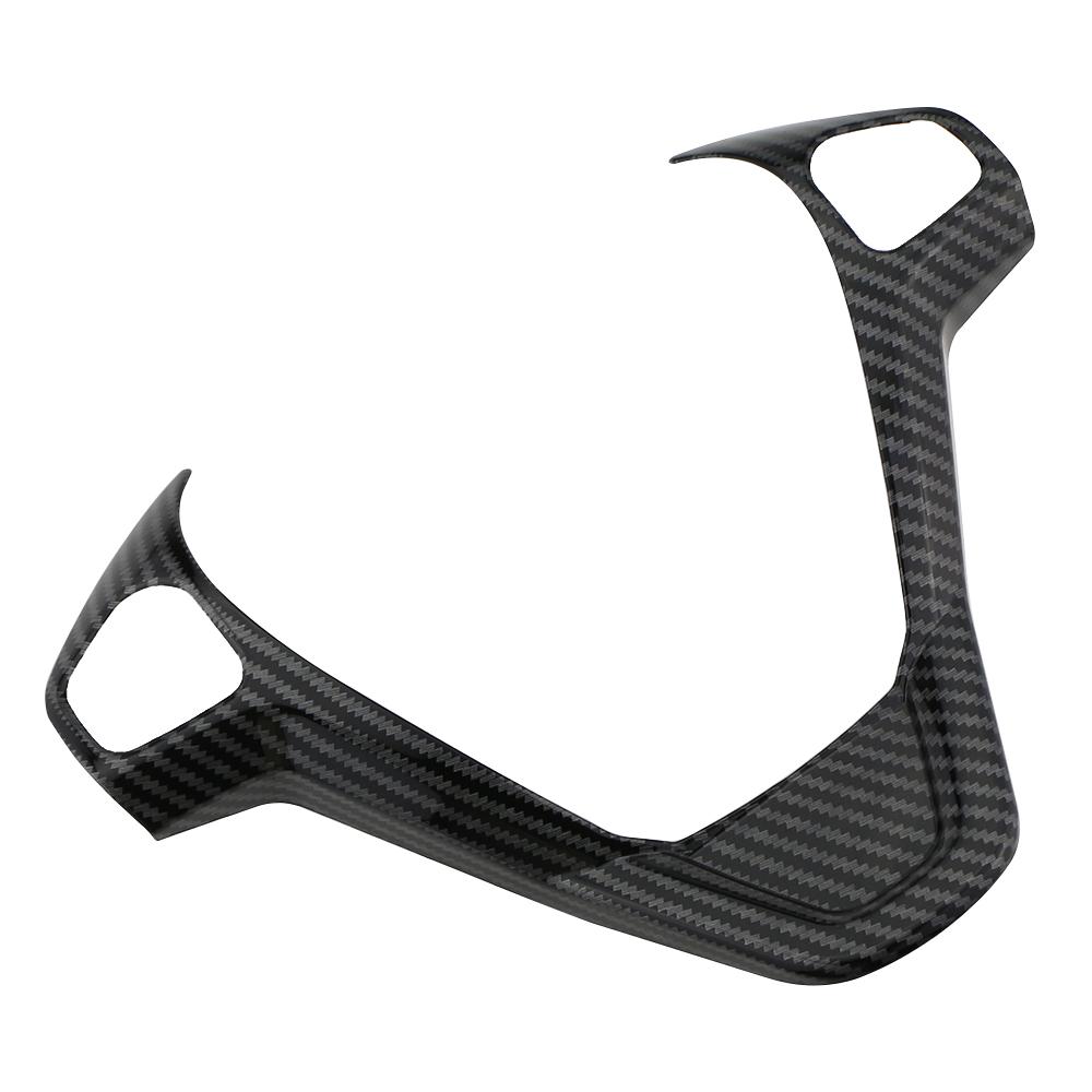 For Ford New Fiesta MK7 Ecosport Figo B-MAX KA+ Steering Wheel Cover Trim Decorative Refit Sticker Car Accessories